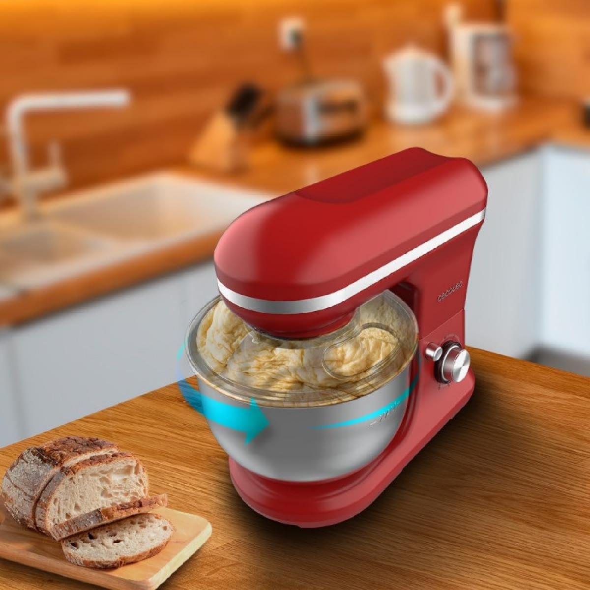 Cecotec Batidoras amasadoras Batidora Amasadora Cecomixer Merengue 5L 1200 Ice-Cream Red