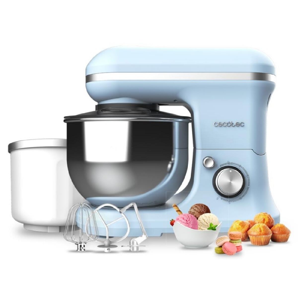 Cecotec Batidoras amasadoras Batidora Amasadora Cecomixer Merengue 5L 1200 Ice-Cream Blue