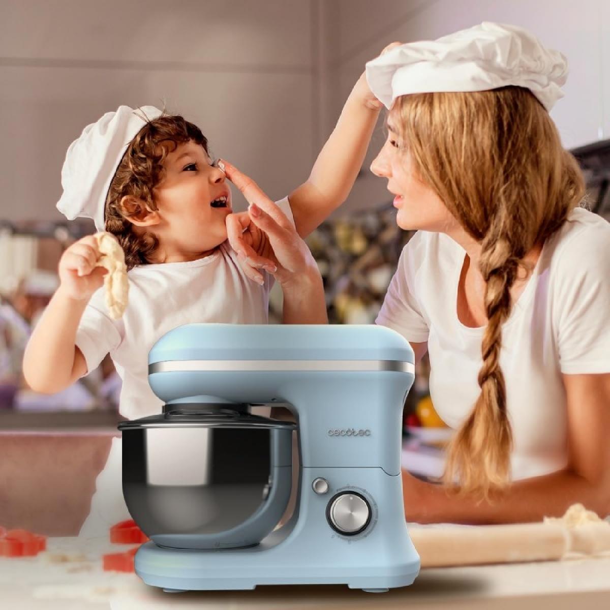Cecotec Batidoras amasadoras Batidora Amasadora Cecomixer Merengue 5L 1200 Ice-Cream Blue