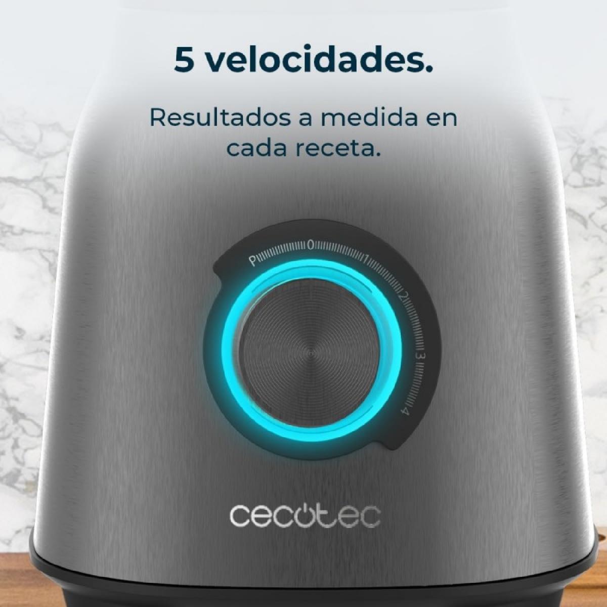 Cecotec Batidoras de vaso Power Black Titanium 1800MAX Blend It Go