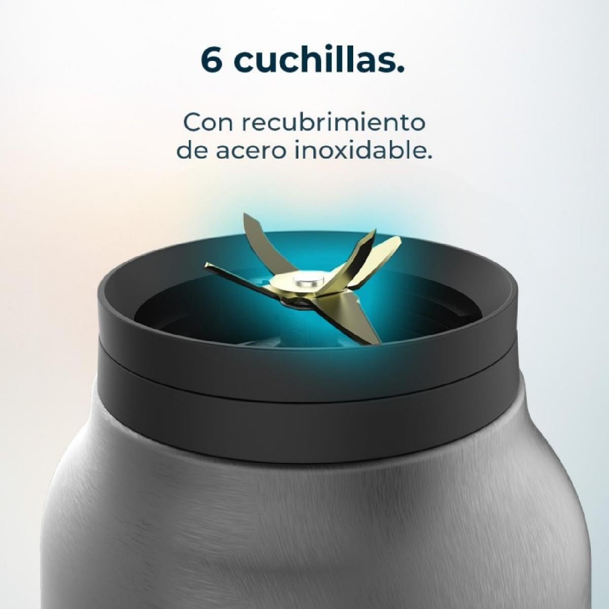 Cecotec Batidoras de vaso Power Black Titanium 1800MAX Blend It Go