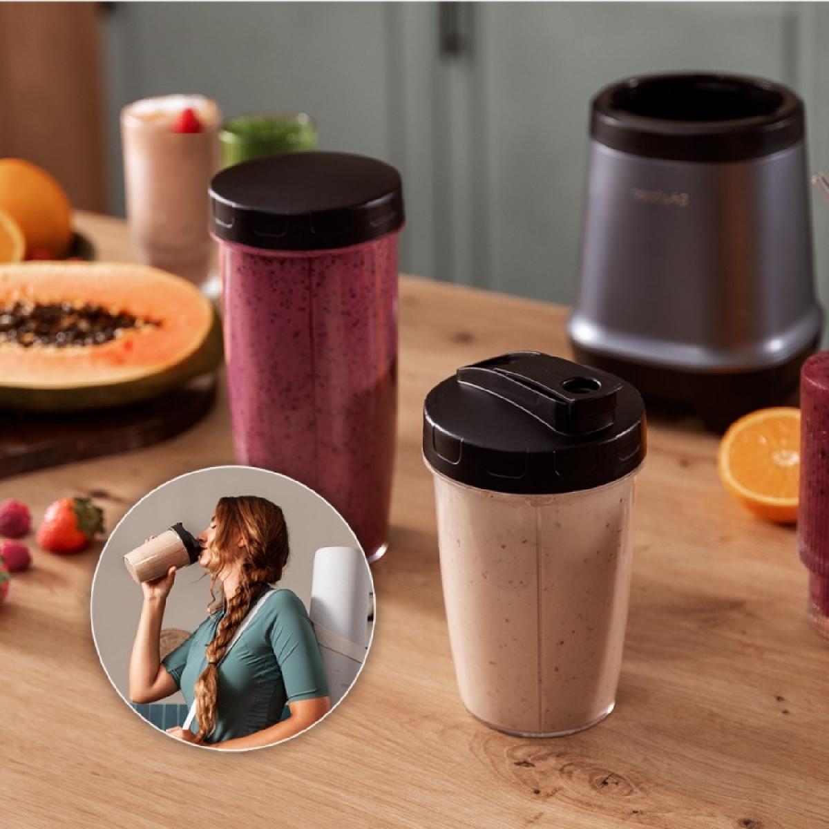 Cecotec Batidoras de vaso individual Batidora de vaso individual Nutriblender Fusion