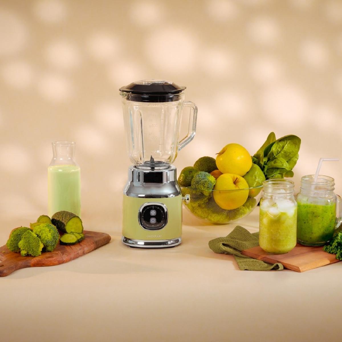Cecotec Batidoras de vaso RetroTwist Green