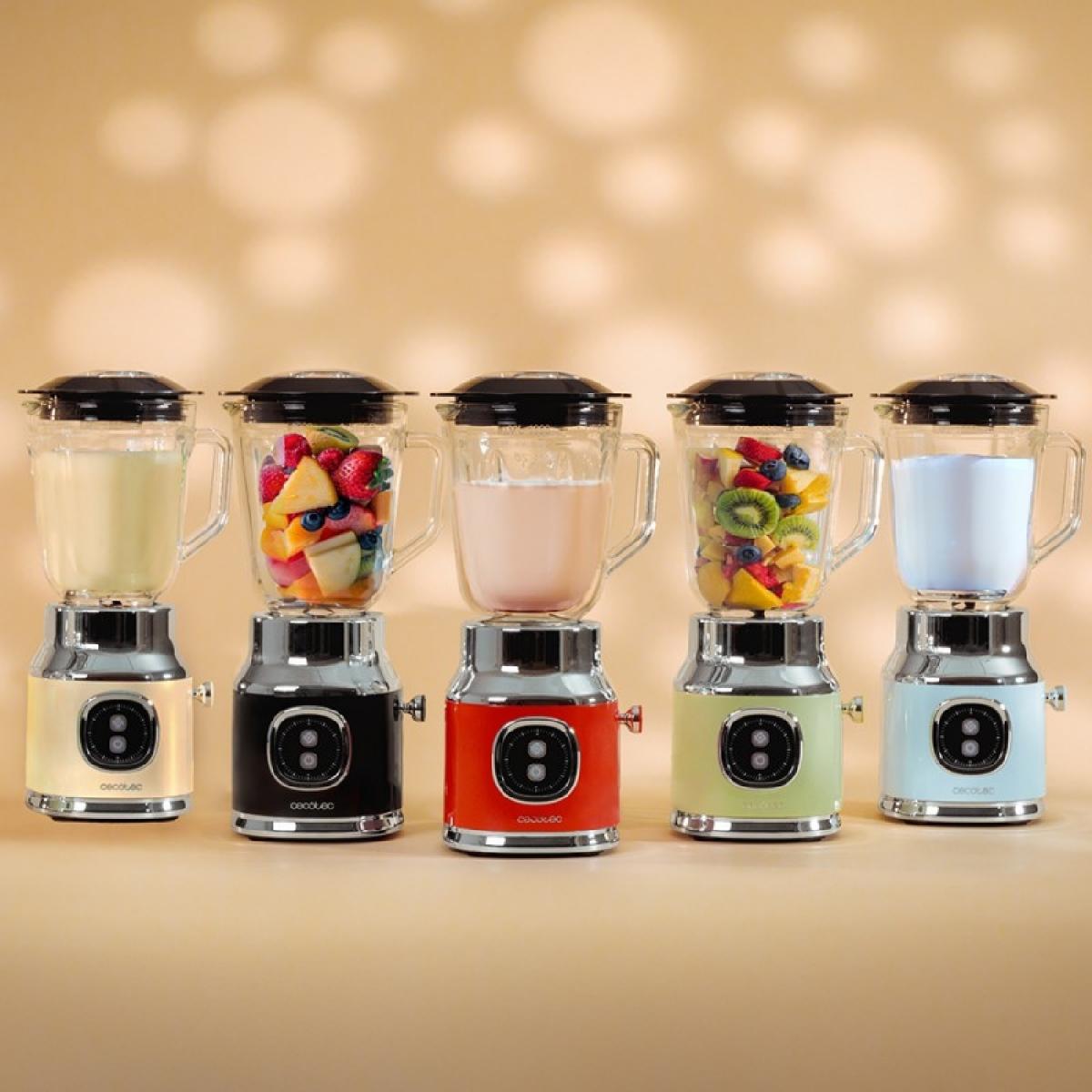 Cecotec Batidoras de vaso RetroTwist Red