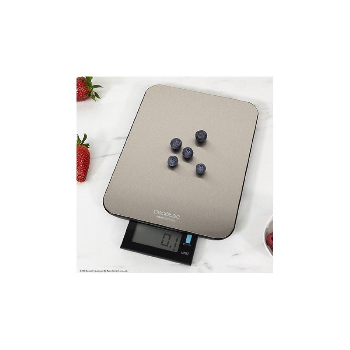 Cecotec Básculas de cocina BÁSCULA DE COCINA COOK CONTROL 9000 WATERPROOF