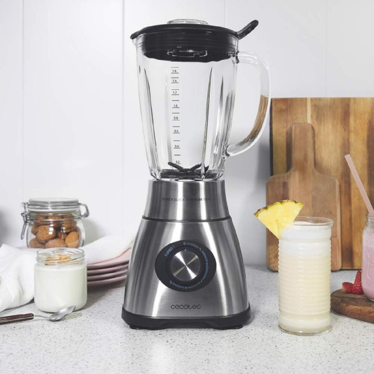 Cecotec Batidoras de vaso Power Black Titanium 2500MAX