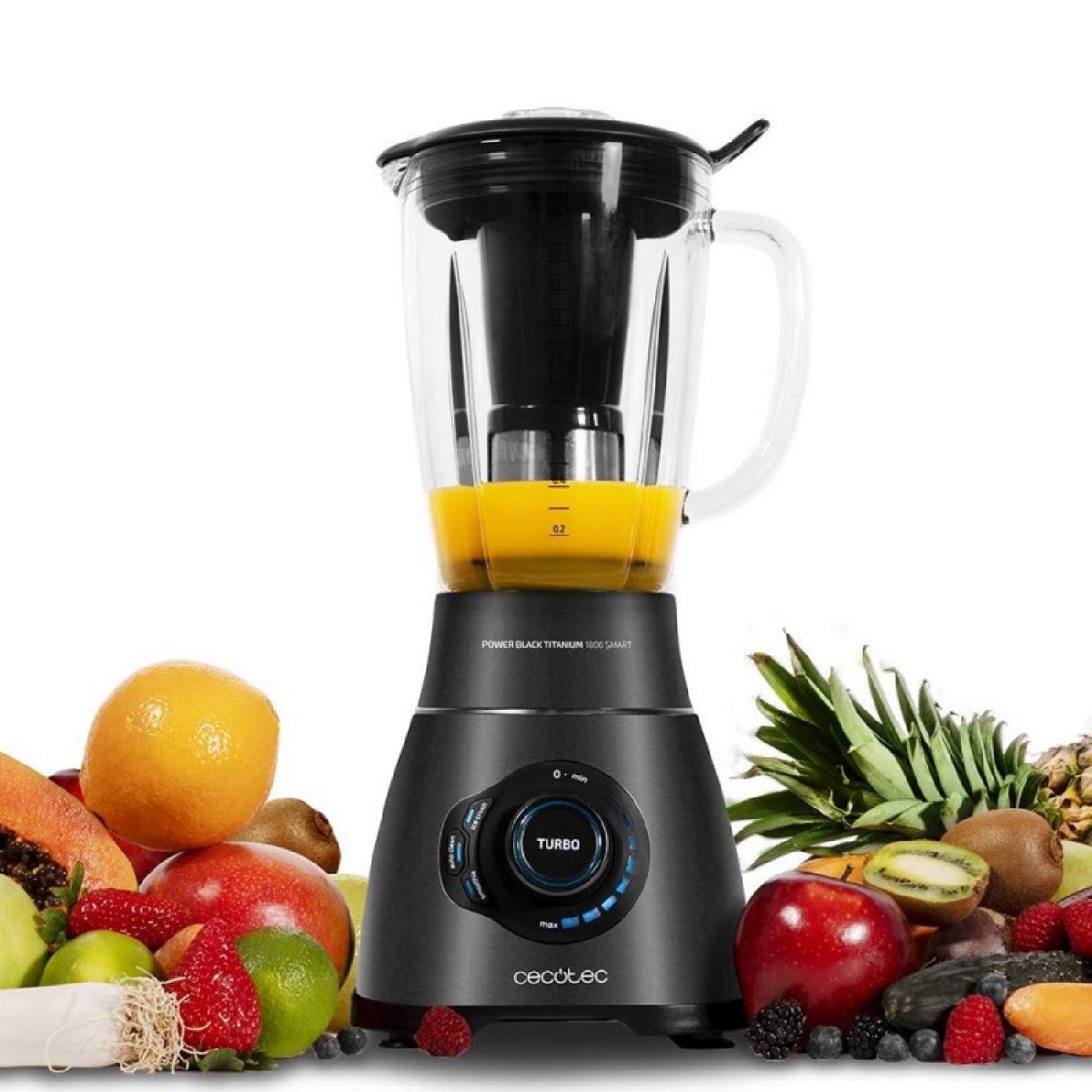 Cecotec Batidoras de vaso Power Black Titanium 2500MAX Smart