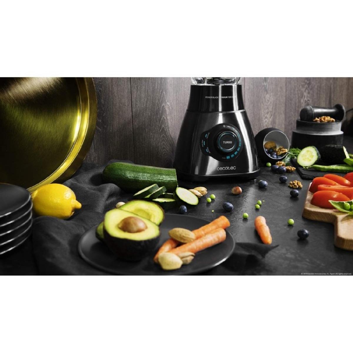 Cecotec Batidoras de vaso Power Black Titanium 2500MAX Smart