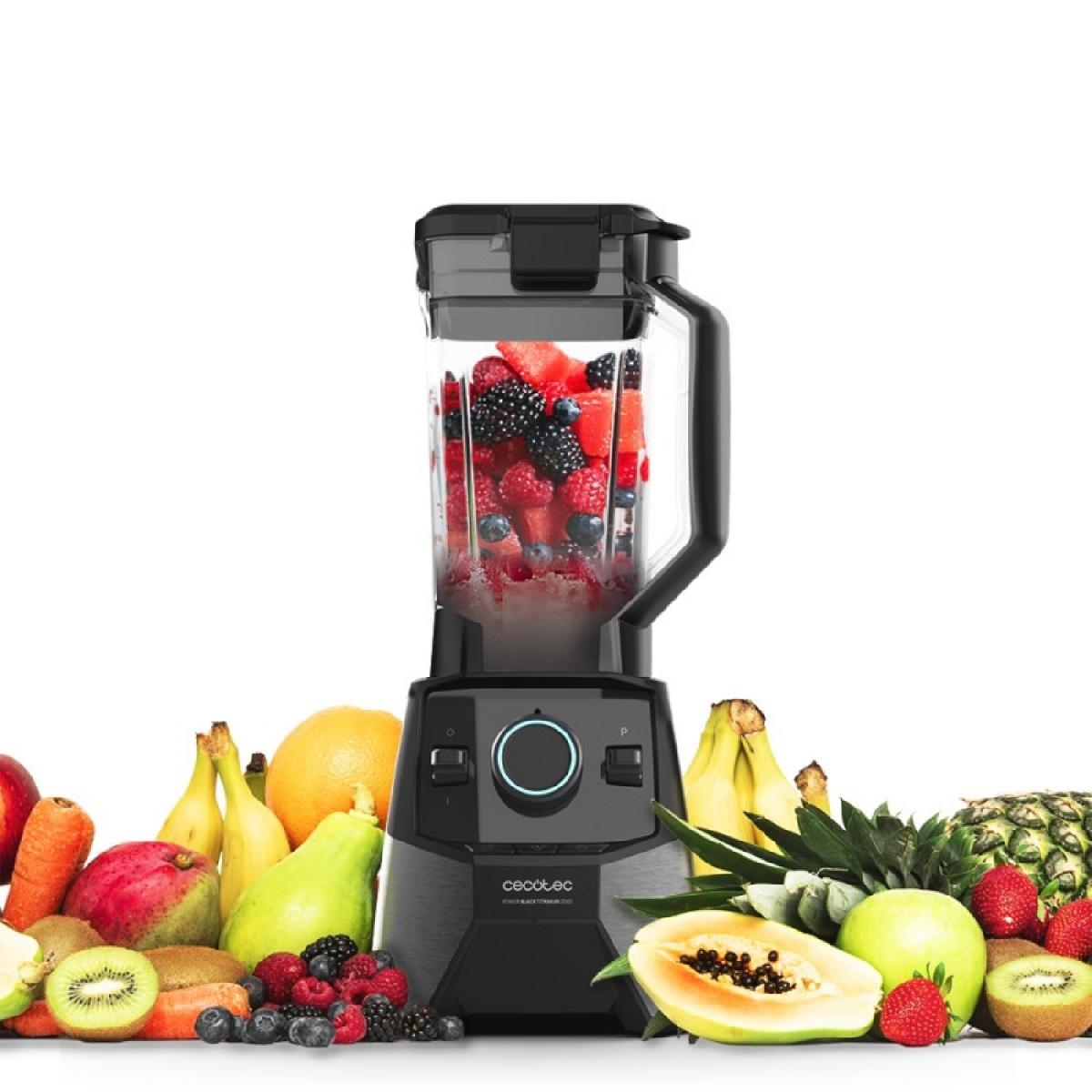 Cecotec Batidoras de vaso Power Black Titanium 2600MAX Pro