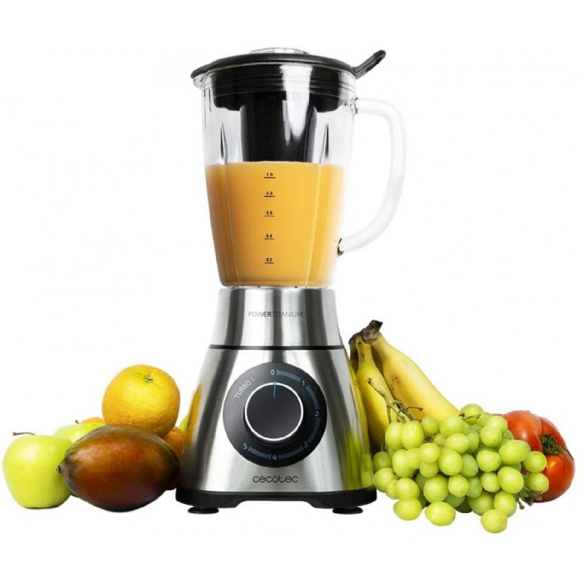 Cecotec Batidoras de vaso Power Black Titanium 2000MAX PerfectMix