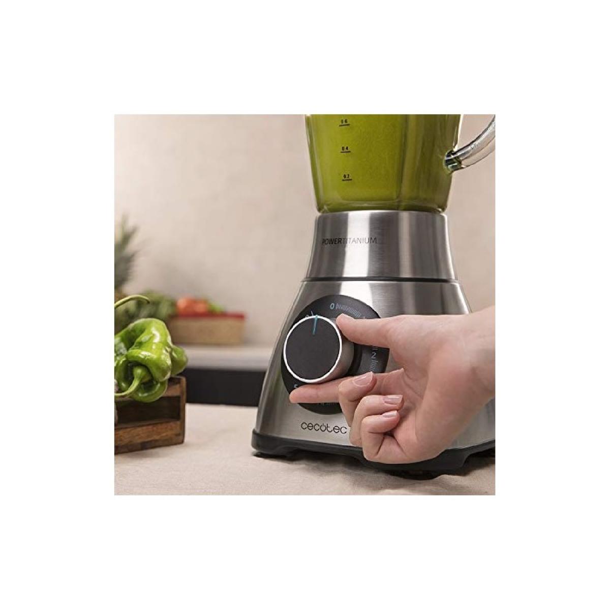 Cecotec Batidoras de vaso Power Black Titanium 2000MAX PerfectMix