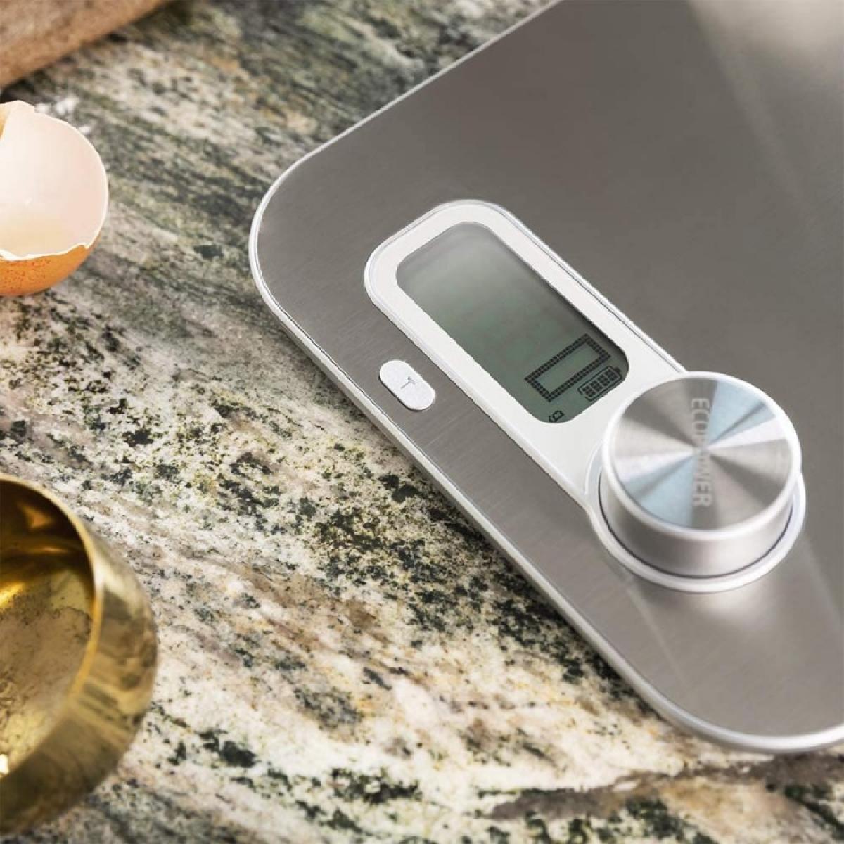 Cecotec Básculas de cocina BÁSCULA DE COCINA COOK CONTROL 10200 ECOPOWER INOX