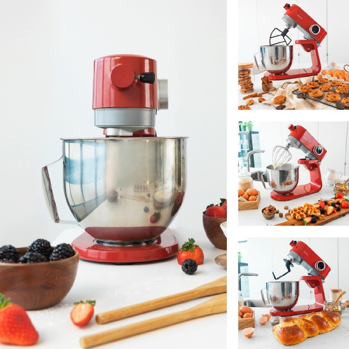 Cecotec Batidoras amasadoras Batidora Amasadora Twist&Fusion 4000 Luxury Red