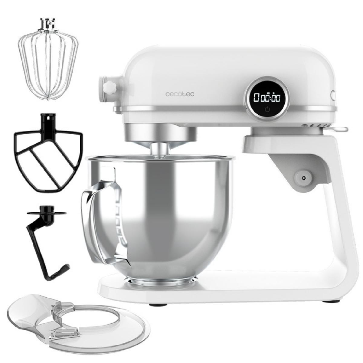 Cecotec Batidoras amasadoras Batidora Amasadora Twist&Fusion 4500 Luxury White