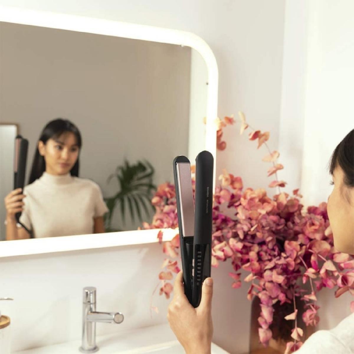 Cecotec Planchas de pelo estrechas con cable RitualCare 1100 Titanium Ion Touch