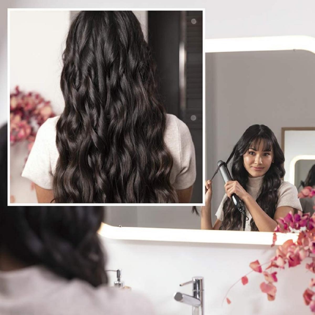 Cecotec Planchas de pelo estrechas con cable RitualCare 1100 Titanium Ion Touch
