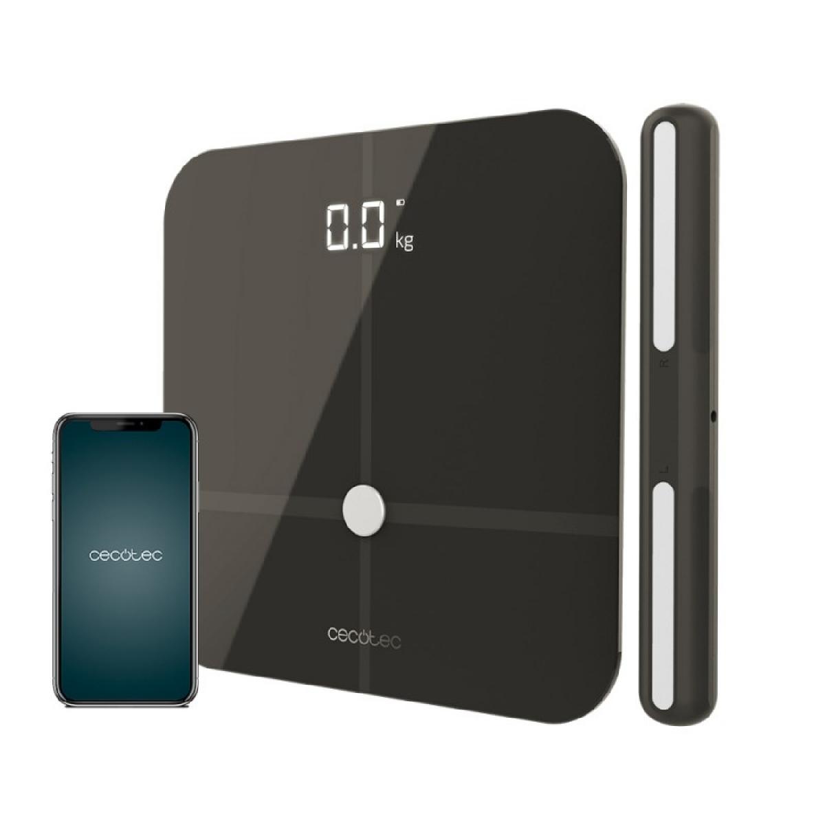 Cecotec Básculas de baño con APP Surface Precision 10600 Smart Healthy Pro Dark Grey