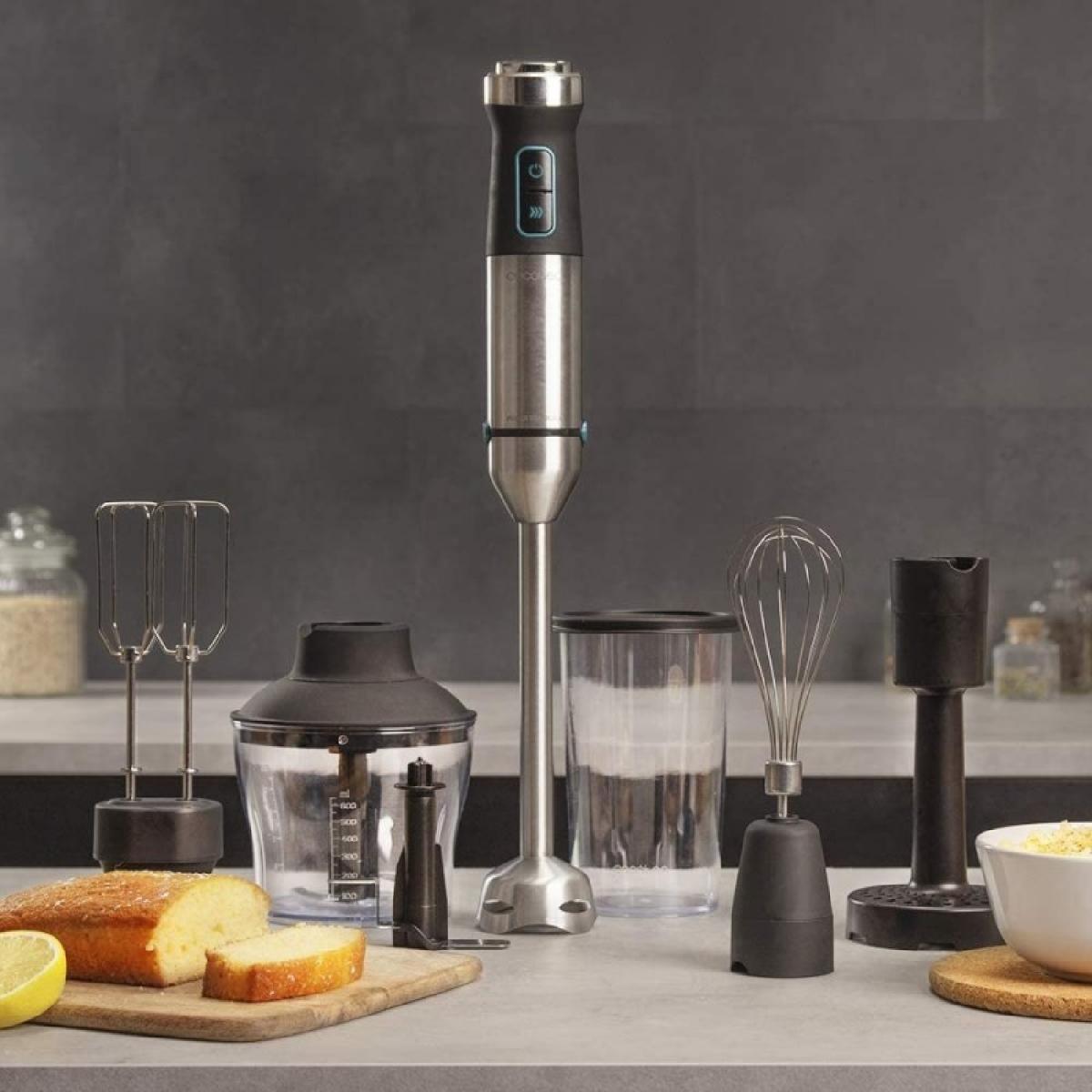 Cecotec Batidoras de mano Batidoras De Mano Power Titanblack 1500 Xl Perfectcream&Crush