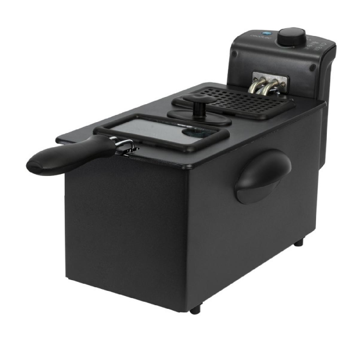 Cecotec Freidoras con aceite Freidora CleanFry 3000 Black