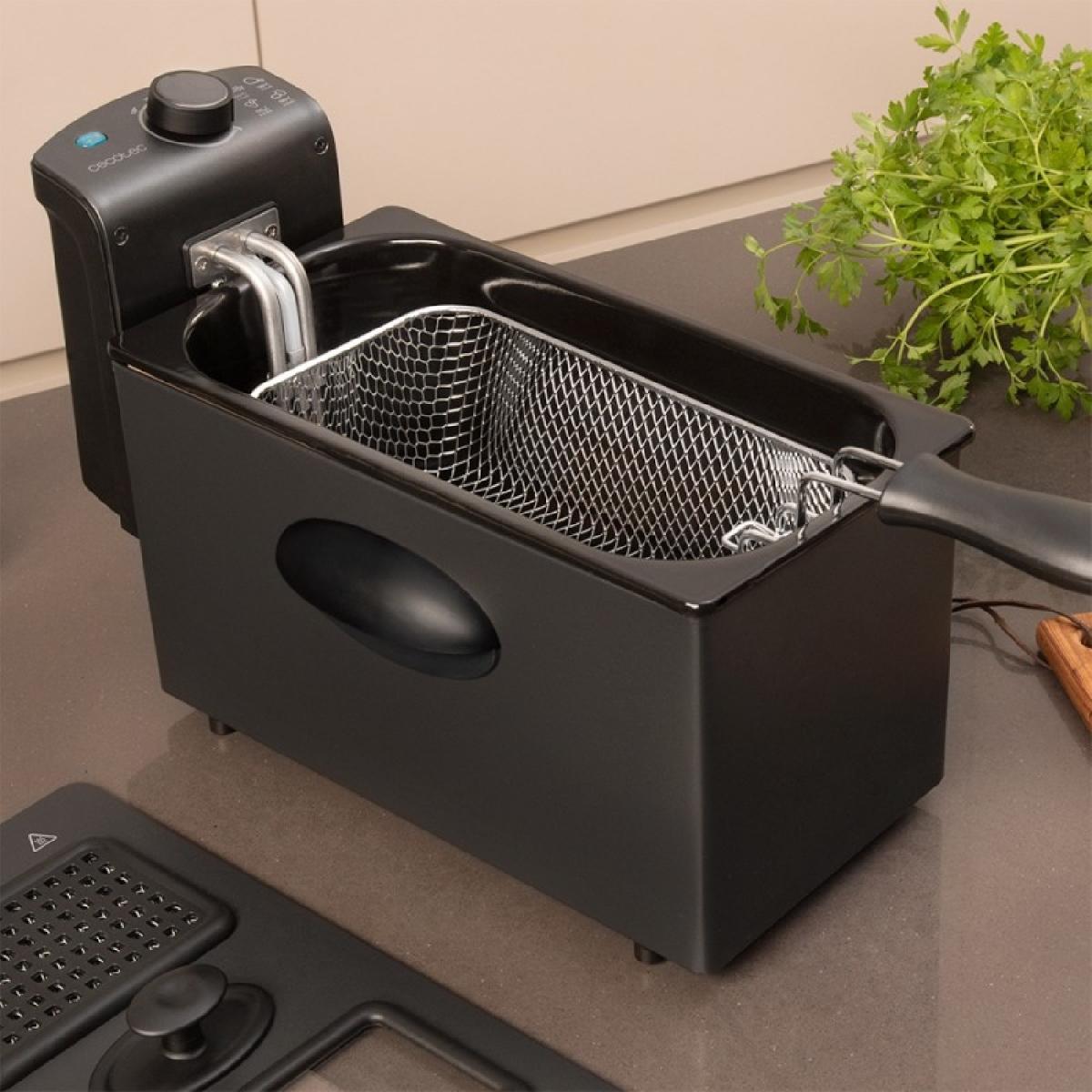 Cecotec Freidoras con aceite Freidora CleanFry 3000 Black