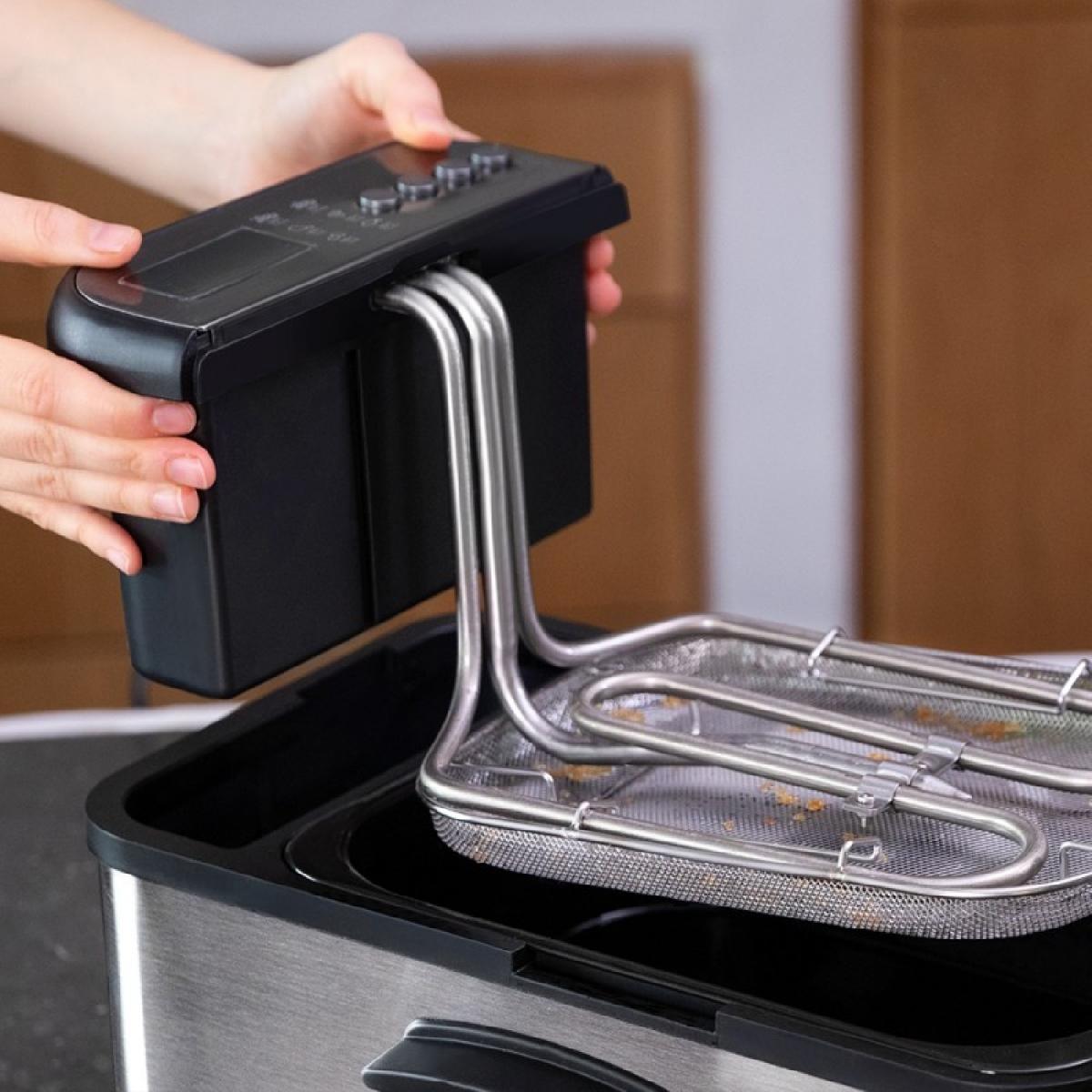 Cecotec Freidoras con aceite Freidora Con Aceite Cleanfry Luxury 3000