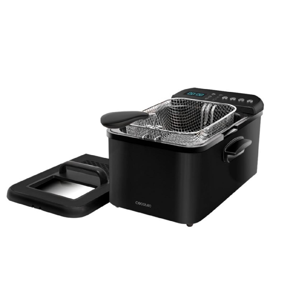 Cecotec Freidoras con aceite Freidora Con Aceite Cleanfry Luxury 3000 Black