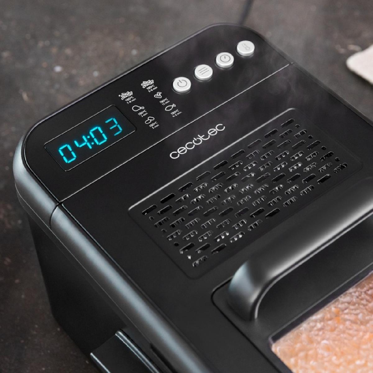 Cecotec Freidoras con aceite Freidora Con Aceite Cleanfry Luxury 3000 Black