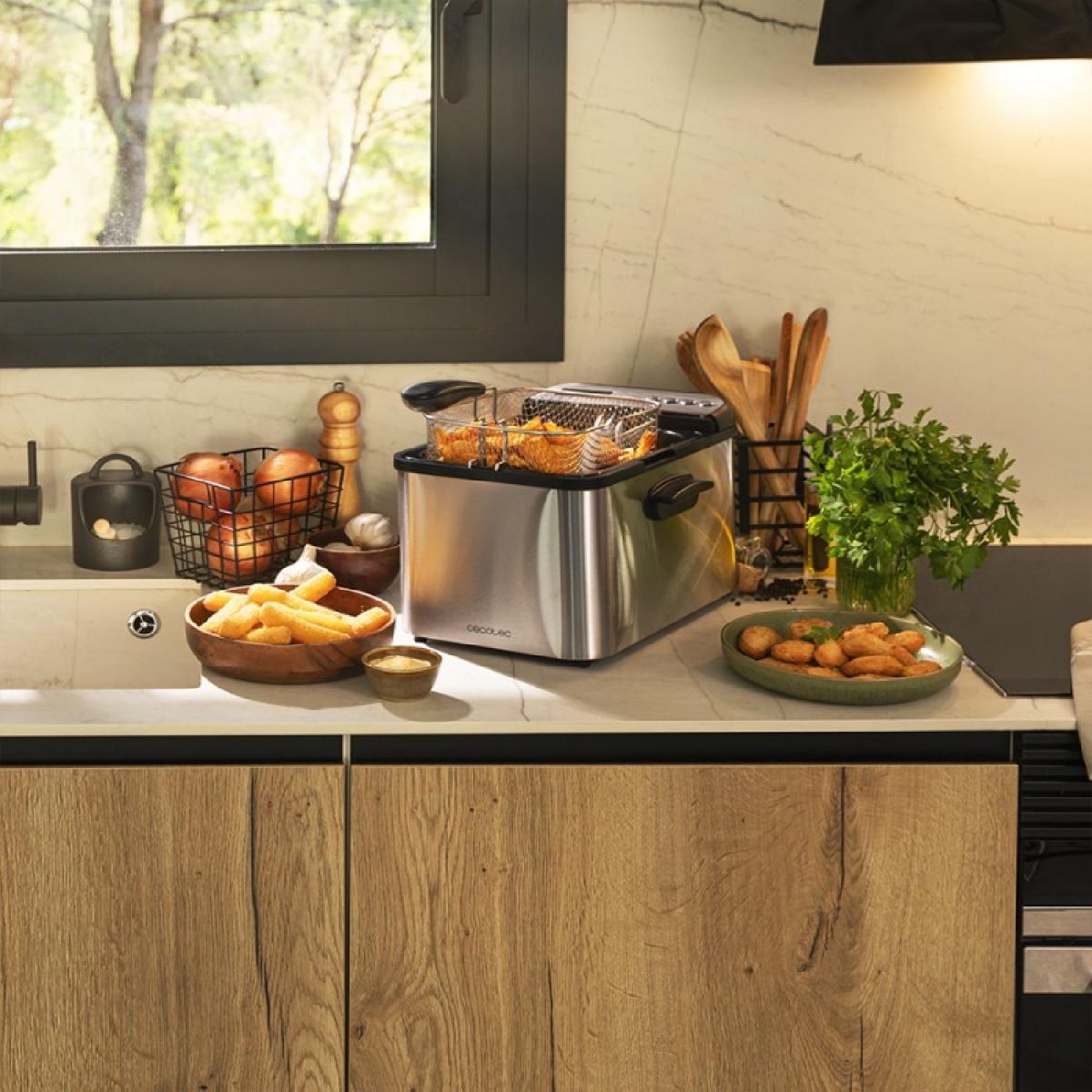Cecotec Freidoras con aceite Freidora Con Aceite Cleanfry Luxury 4000