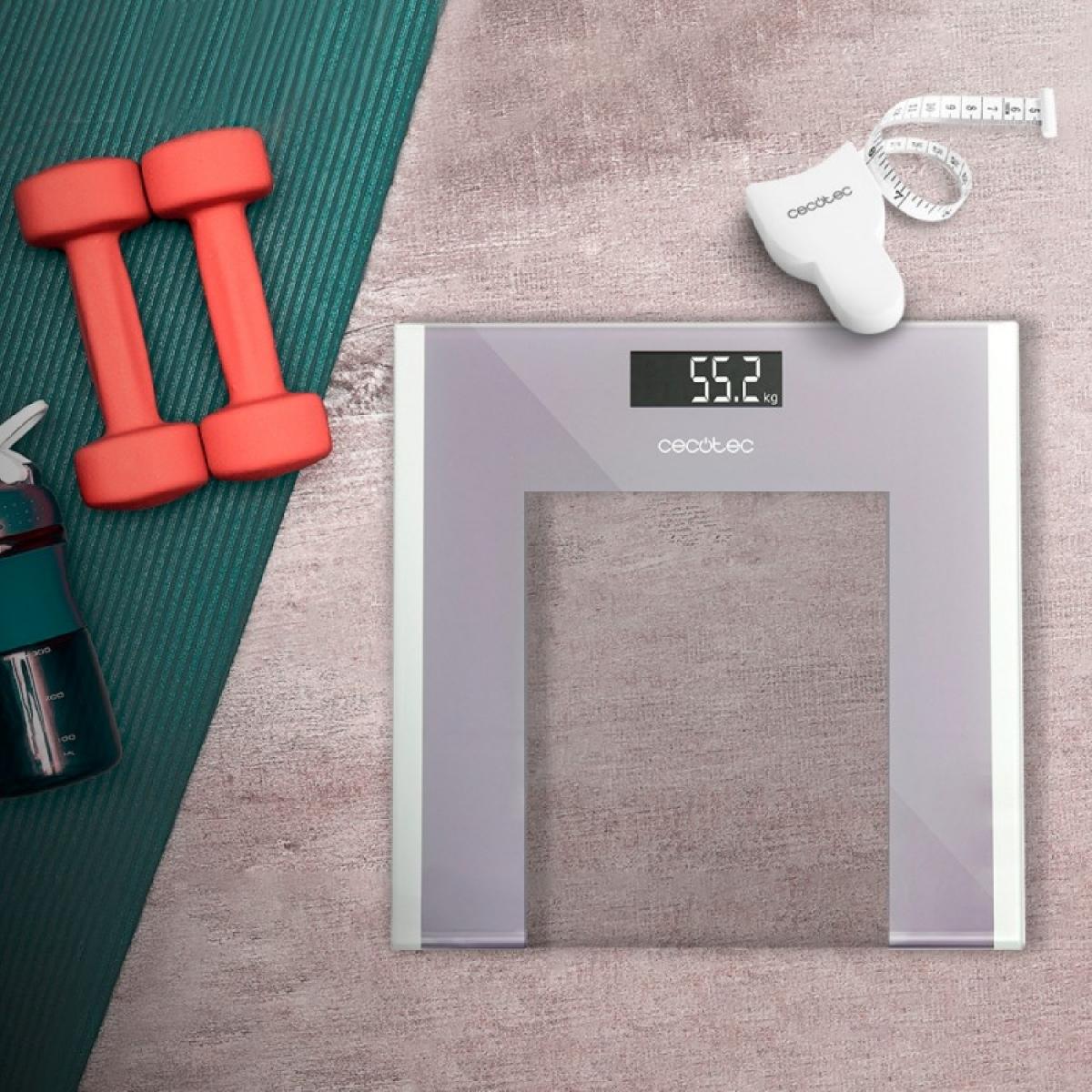 Cecotec Básculas de baño sin APP Báscula de baño Surface Precision Healthy (Exclusivo Consum)