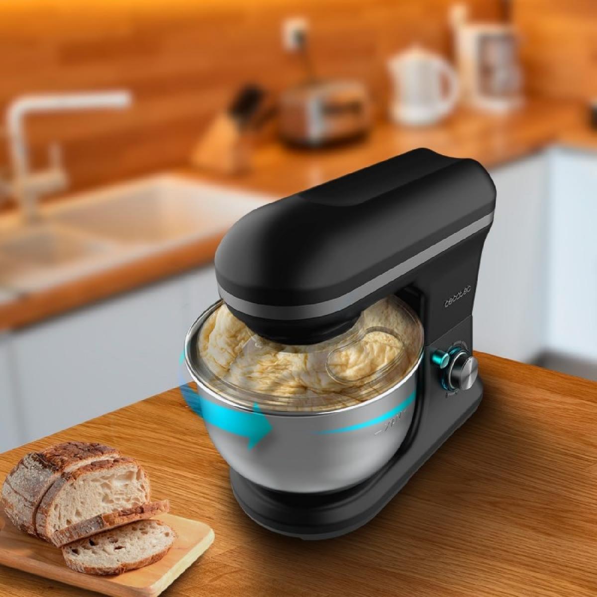 Cecotec Batidoras amasadoras Batidora Amasadora Cecomixer Merengue 5L 1200 Black