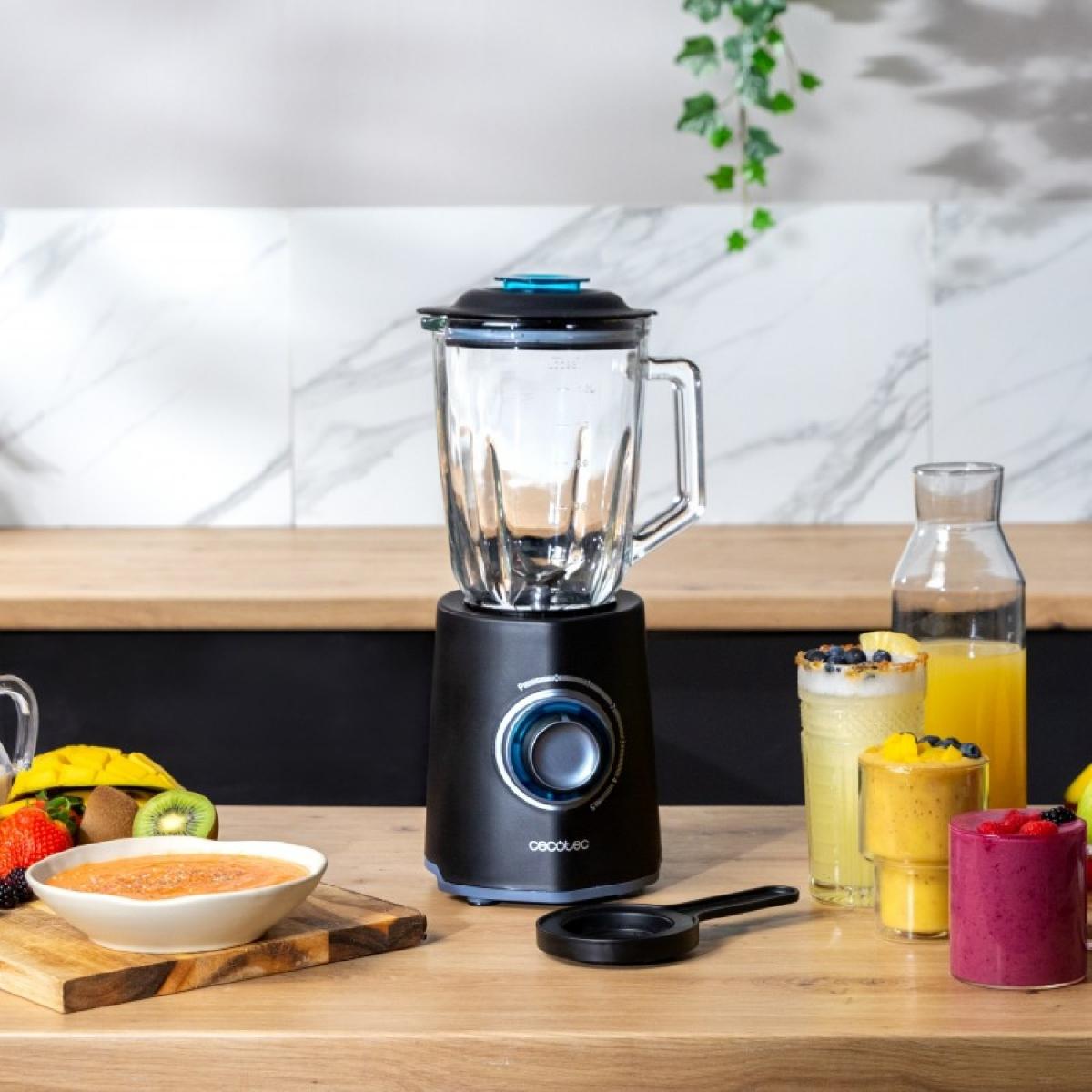 Cecotec Batidoras de vaso Power black Titanium 2000Max Mix Go