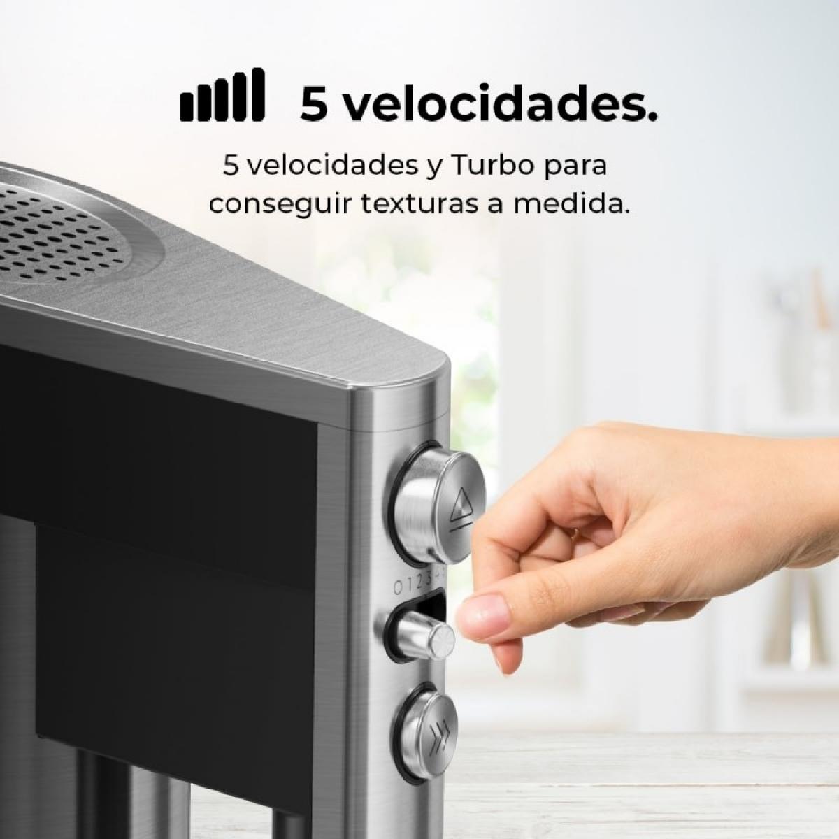 Cecotec Batidoras de varillas PowerTwist 500 Full Steel