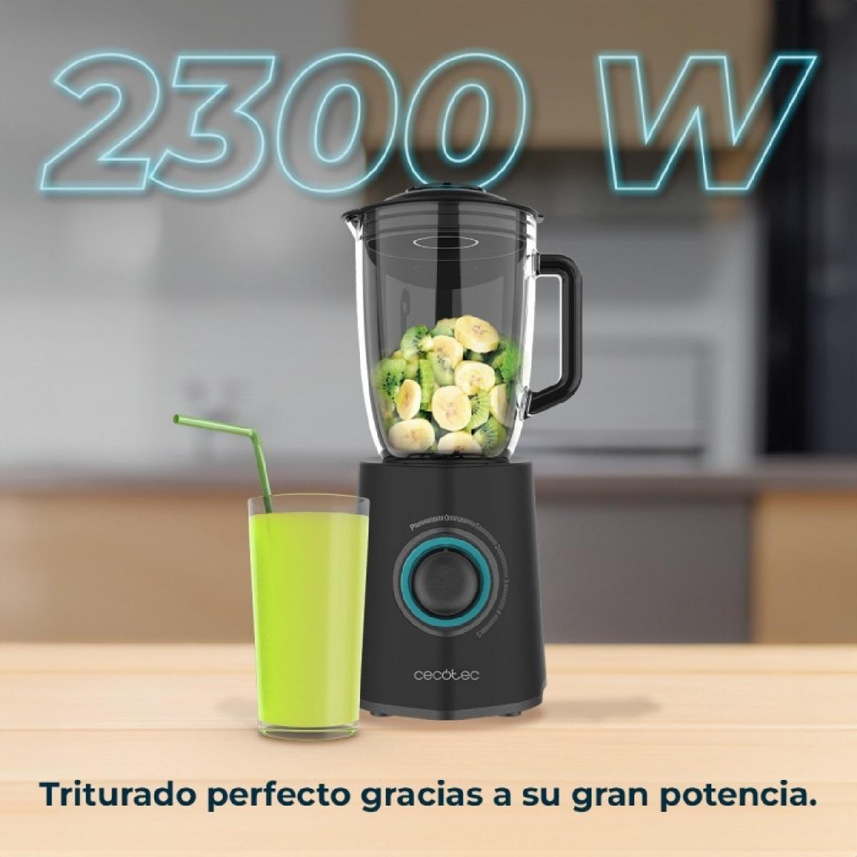 Cecotec Batidoras de vaso Power Black Titanium 2300Max Mix Go