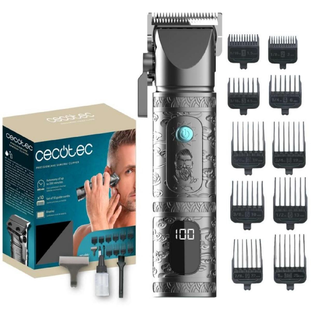 Cecotec Cortapelos con batería PrecisionCare Samurai Clipper