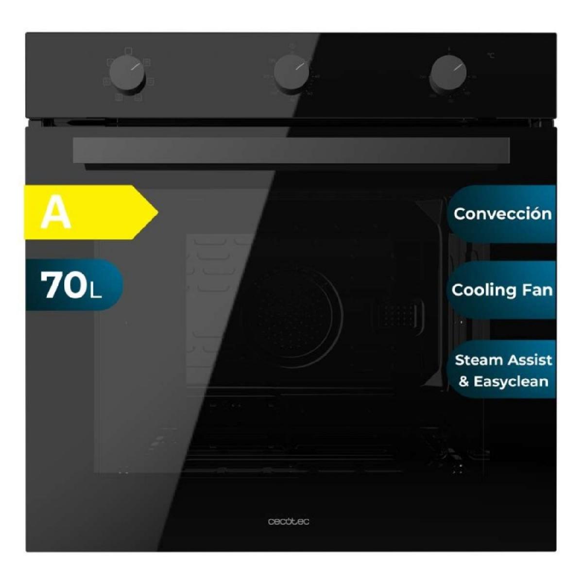 Cecotec Hornos Multifunción Bolero Hexa M236000 Glass Black Time A