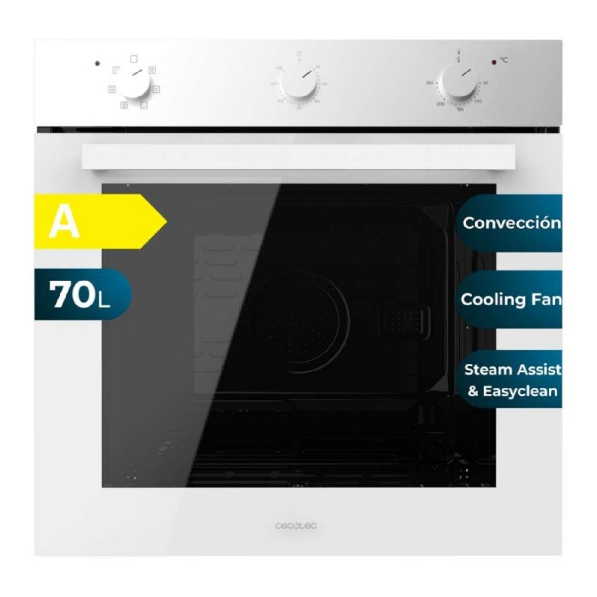 Cecotec Hornos Multifunción Bolero Hexa M236000 Glass White Time A