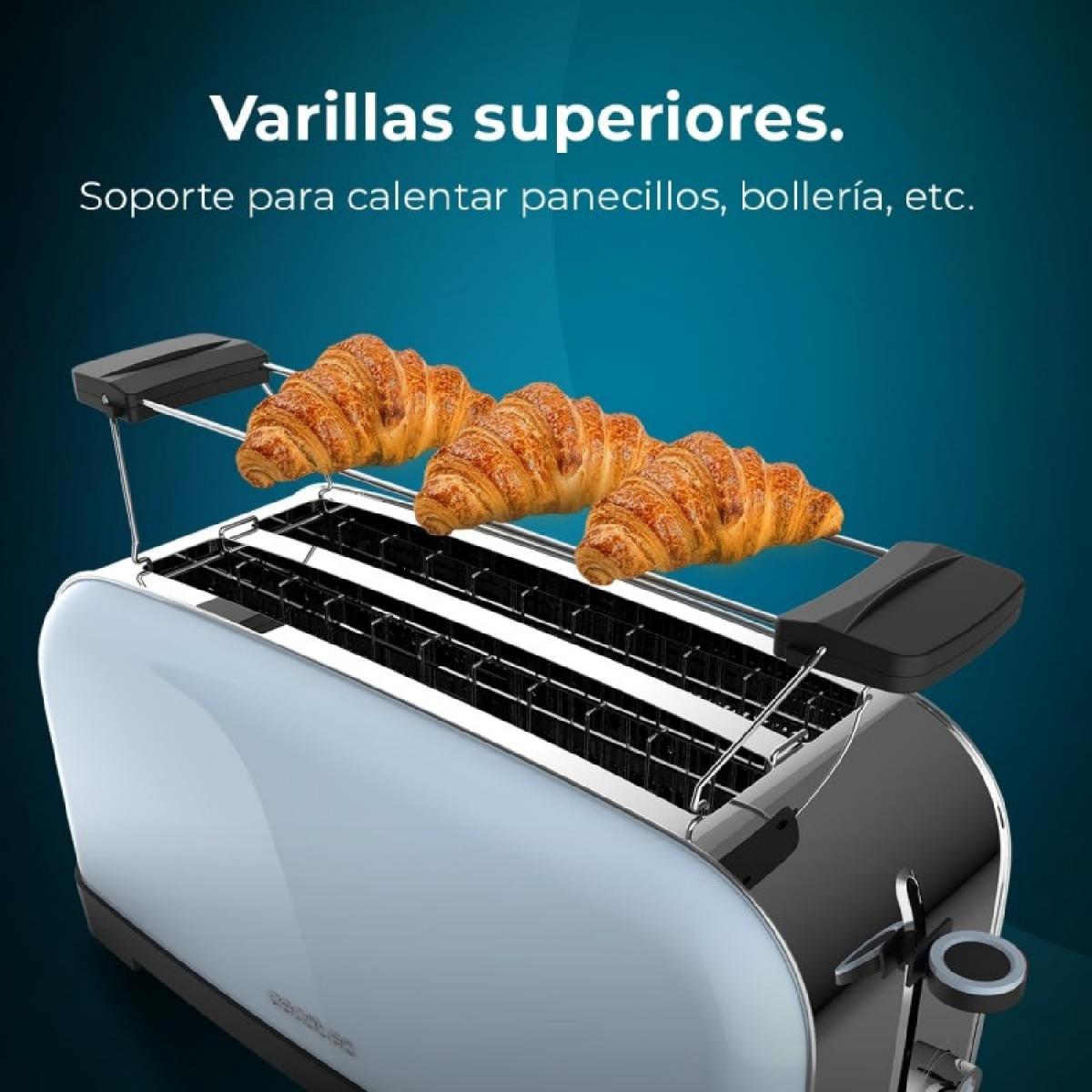 Cecotec Tostadores verticales Tostador vertical Toastin time 1500 Blue