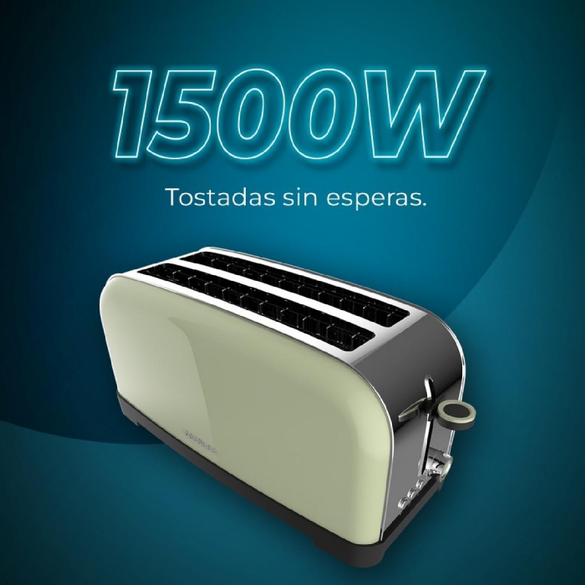 Cecotec Tostadores verticales Tostador vertical Toastin time 1500 Green