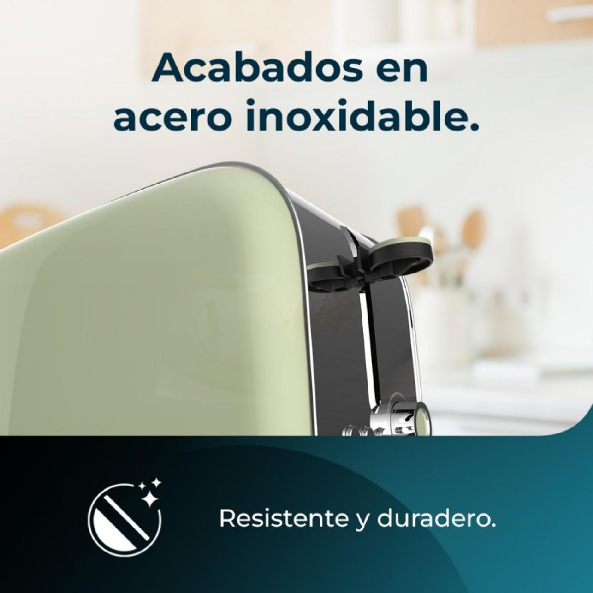 Cecotec Tostadores verticales Tostador vertical Toastin time 1500 Green