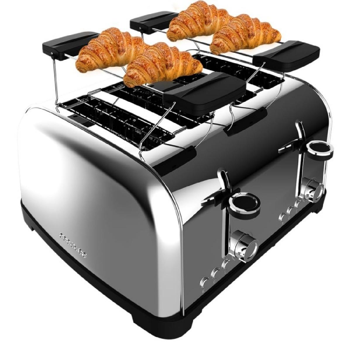 Cecotec Tostadores verticales Tostador vertical Toastin time 1500 Double Inox