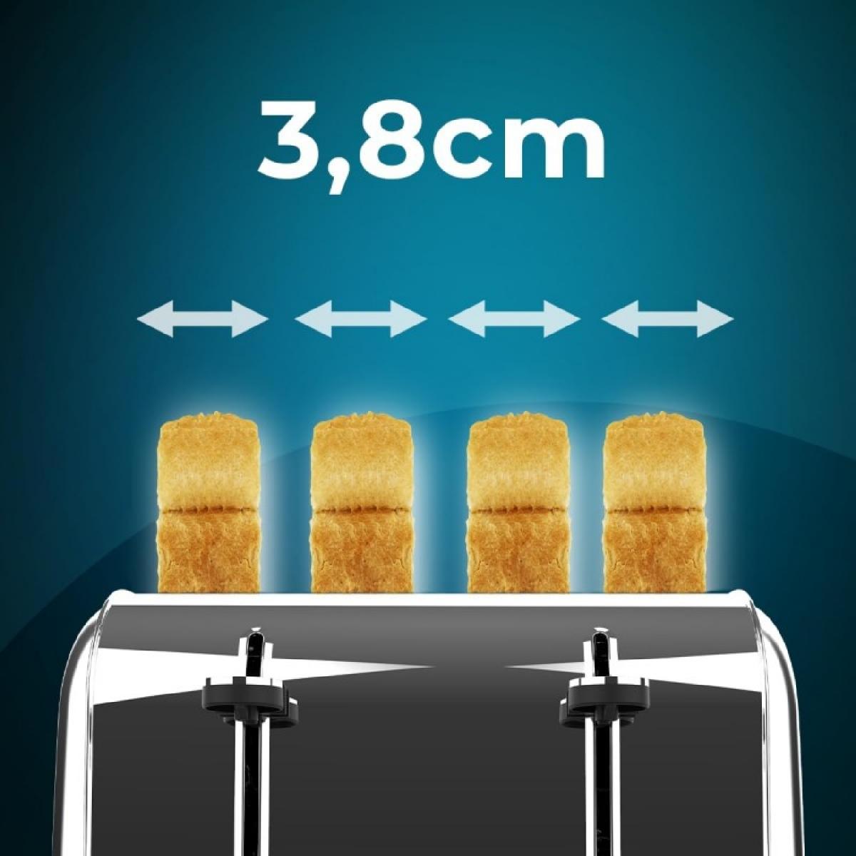 Cecotec Tostadores verticales Tostador vertical Toastin time 1500 Double Inox