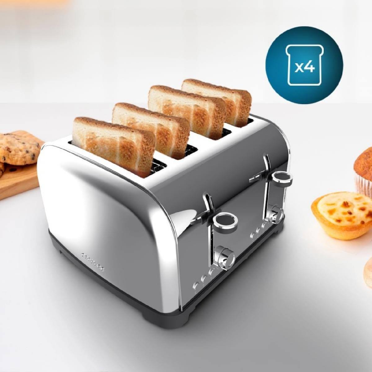 Cecotec Tostadores verticales Tostador vertical Toastin time 1500 Double Inox