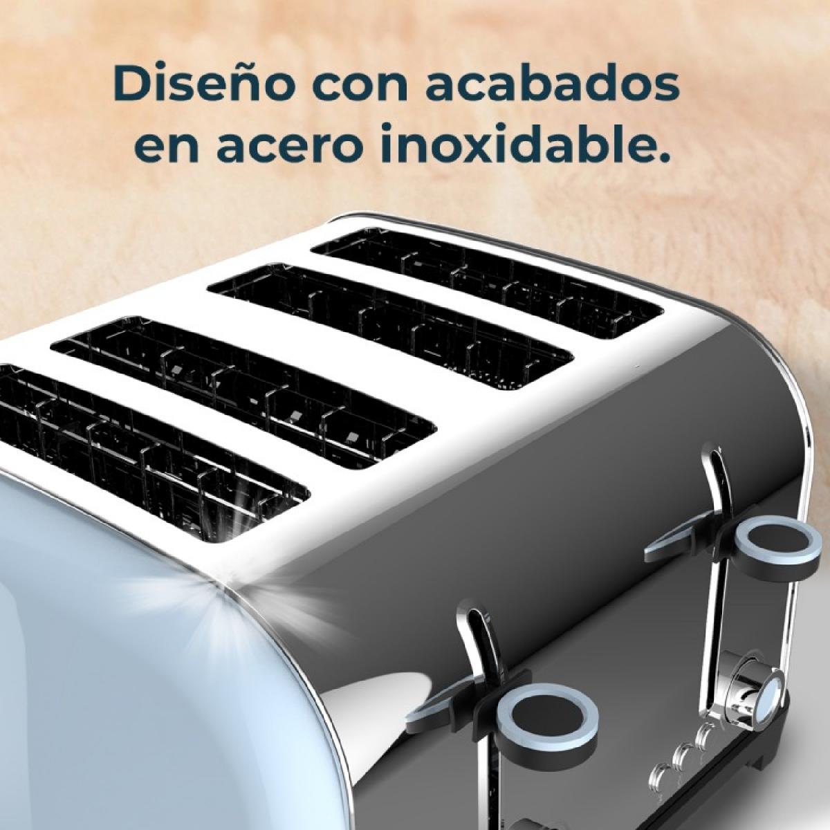 Cecotec Tostadores verticales Tostador vertical Toastin time 1500 Double Blue