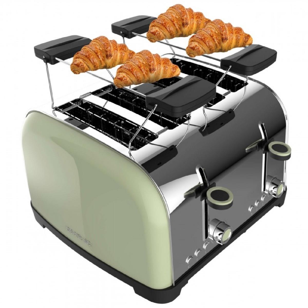 Cecotec Tostadores verticales Tostador vertical Toastin time 1500 Double Green