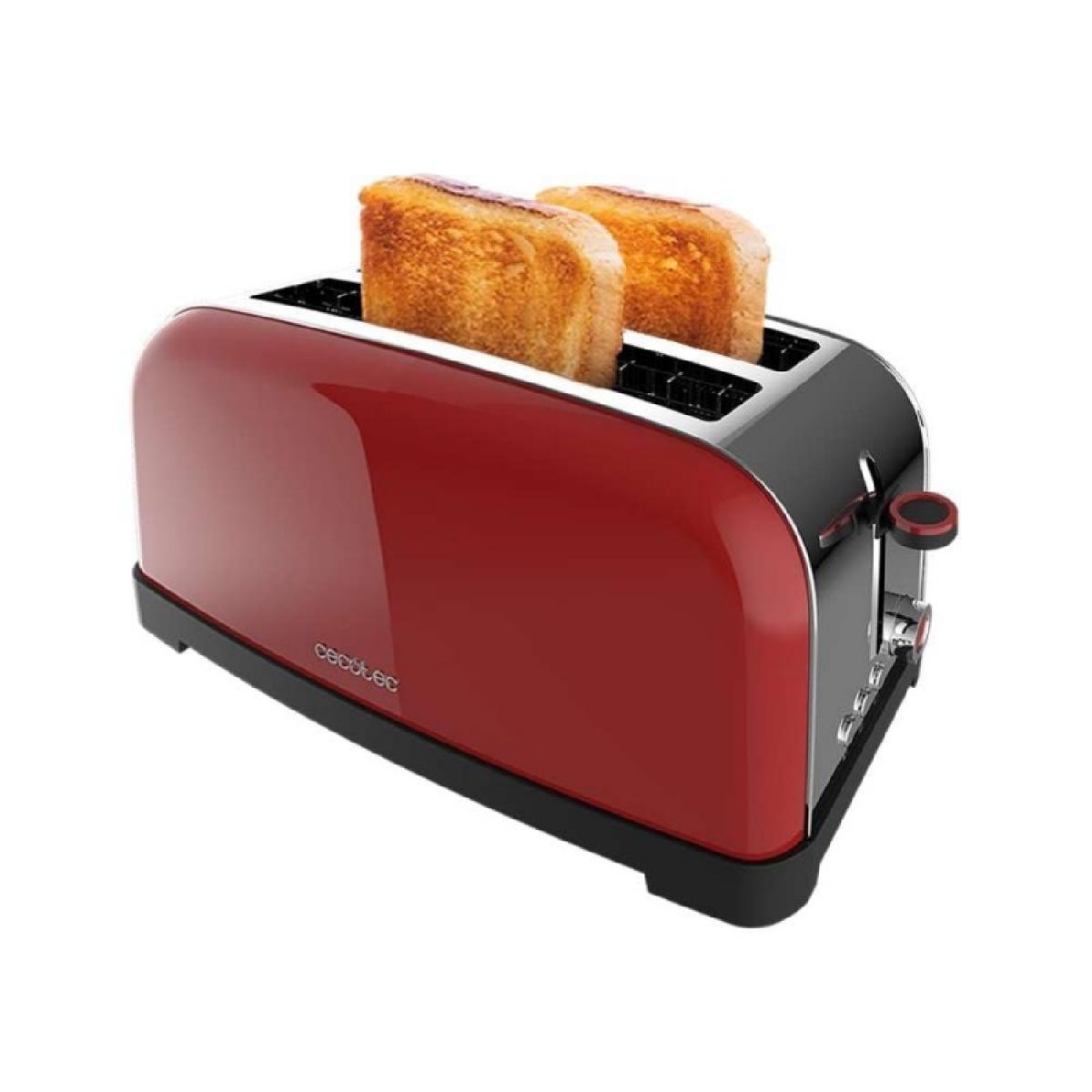 Cecotec Tostadores verticales Tostador vertical Toastin time 1500 Red Lite