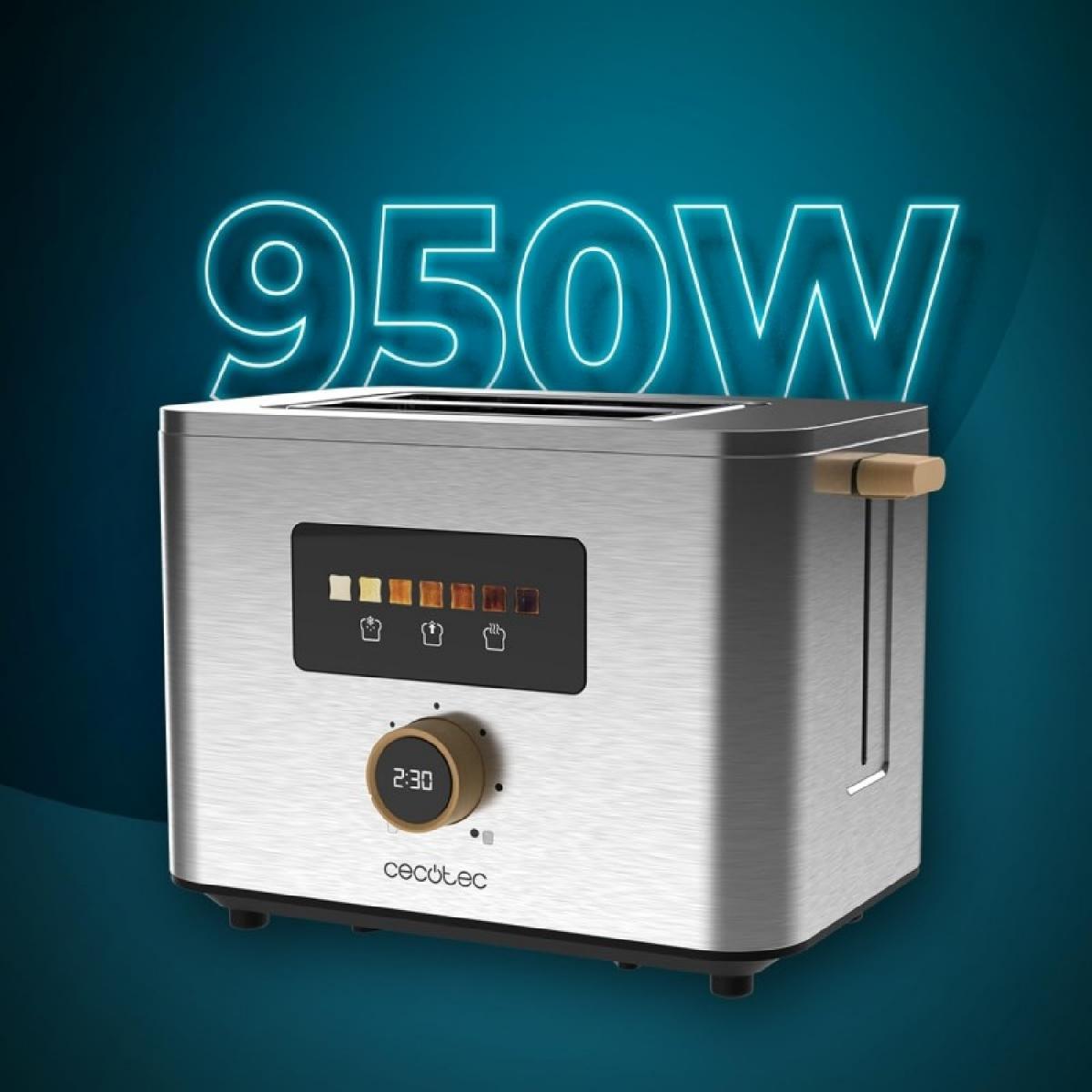 Cecotec Tostadores verticales Tostador vertical Touch&Toast Double