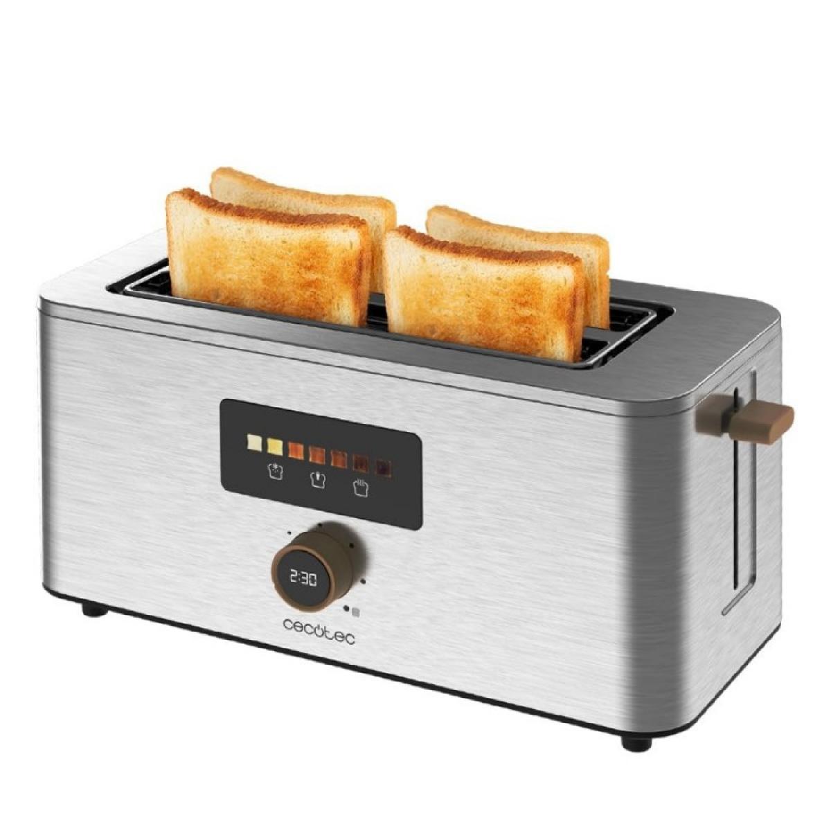 Cecotec Tostadores verticales Tostador vertical Touch&Toast Extra Double
