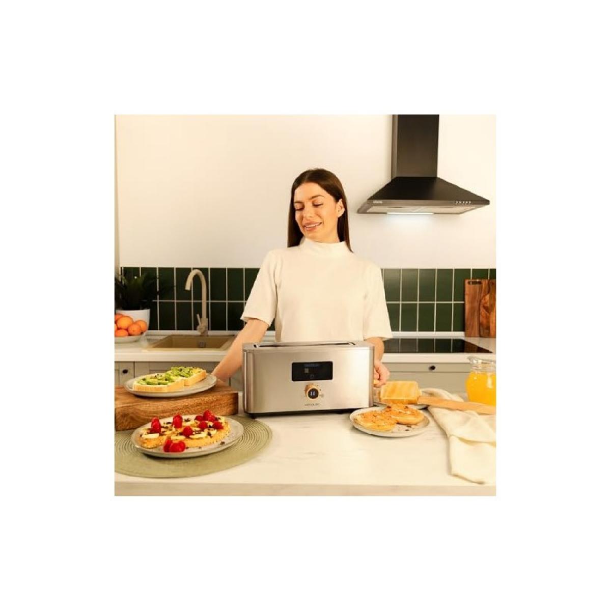 Cecotec Tostadores verticales Tostador vertical Touch&Toast Extra