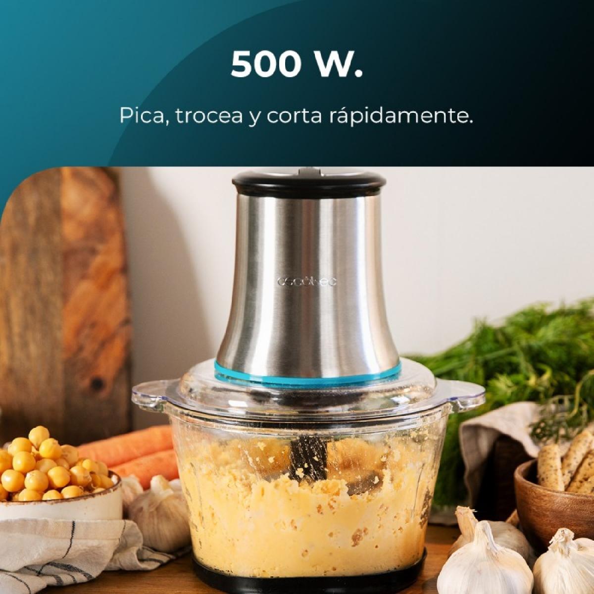 Cecotec Picadoras Picadora ChopBeat 2000 Vindaloo Glass
