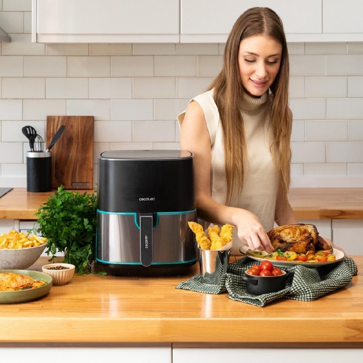 Cecotec Freidoras sin aceite Freidora de aire Cecofry Fantastik Inox 5500